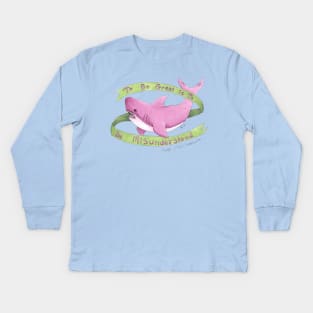 Jameson the Transcendentalist Shark Kids Long Sleeve T-Shirt